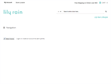 Tablet Screenshot of lilyrain.com
